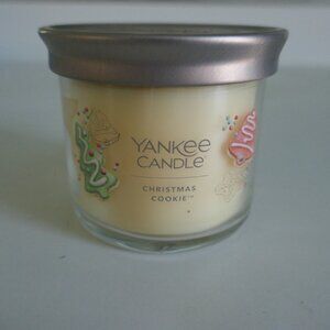 NWT Yankee Candle Christmas Cookie signature small tumbler candle